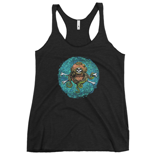 Diver Down Shirt by Day of the Dead Artist David Lozeau, Day of the Dead Art, Dia de los Muertos Art, Dia de los Muertos Artist