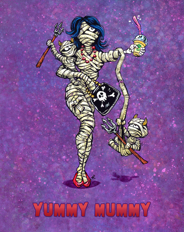 $2 Retired Mini Prints by Day of the Dead Artist David Lozeau, Day of the Dead Art, Dia de los Muertos Art, Dia de los Muertos Artist