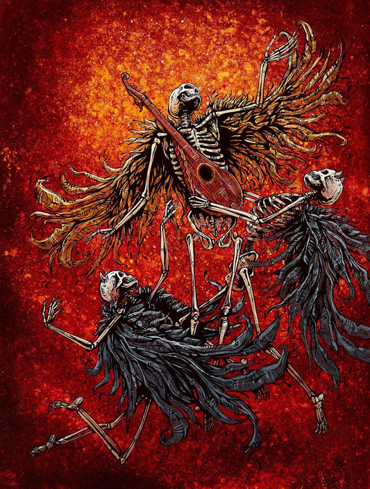 Ascension by Day of the Dead Artist David Lozeau, Day of the Dead Art, Dia de los Muertos Art, Dia de los Muertos Artist