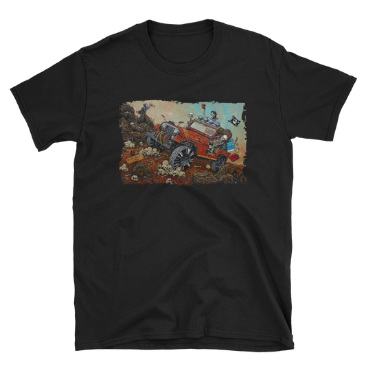 Death Valley Shirt by Day of the Dead Artist David Lozeau, Day of the Dead Art, Dia de los Muertos Art, Dia de los Muertos Artist
