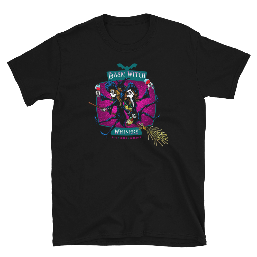 Basic Witch Whinery Shirt by Day of the Dead Artist David Lozeau, Day of the Dead Art, Dia de los Muertos Art, Dia de los Muertos Artist