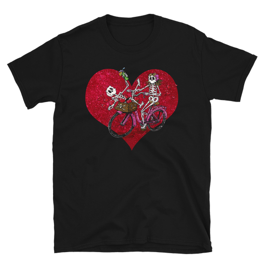 Cruisin' and Boozin' Shirt by Day of the Dead Artist David Lozeau, Day of the Dead Art, Dia de los Muertos Art, Dia de los Muertos Artist