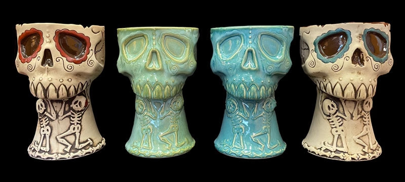 Sugar Skull Tiki Mugs David Lozeau