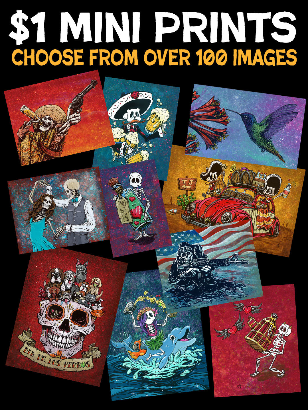 $1 Mini Prints - David Lozeau