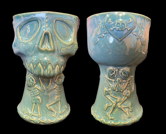 Sugar Skull Tiki Mug - David Lozeau