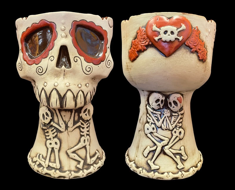 Sugar Skull Tiki Mug