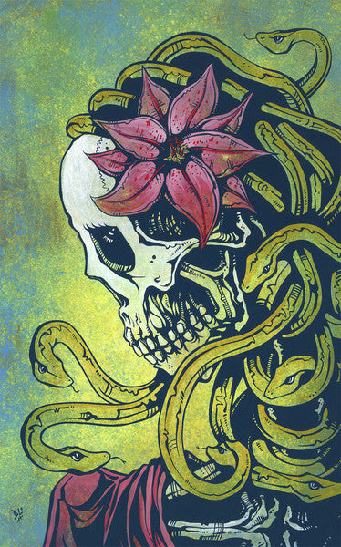 $2 Retired Mini Prints by Day of the Dead Artist David Lozeau, Day of the Dead Art, Dia de los Muertos Art, Dia de los Muertos Artist
