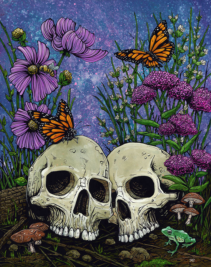 Together Forever by Day of the Dead Artist David Lozeau