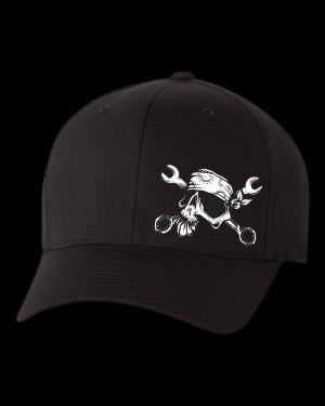 Embroidered Skull Hat by Day of the Dead Artist David Lozeau, Day of the Dead Art, Dia de los Muertos Art, Dia de los Muertos Artist