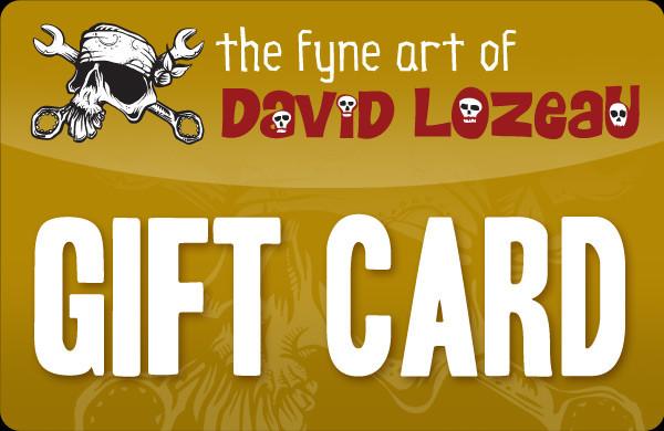 Gift Card by Day of the Dead Artist David Lozeau, Day of the Dead Art, Dia de los Muertos Art, Dia de los Muertos Artist