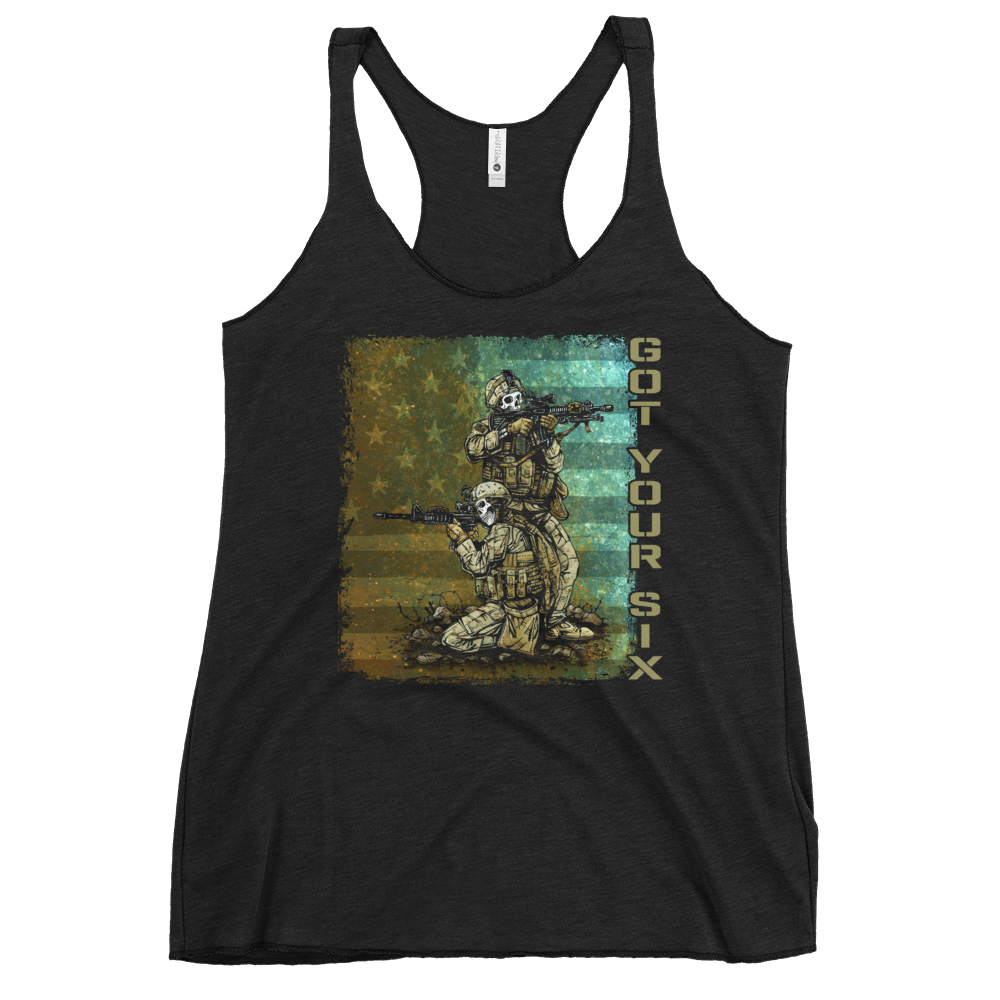 Got Your Six Shirt by Day of the Dead Artist David Lozeau, Day of the Dead Art, Dia de los Muertos Art, Dia de los Muertos Artist