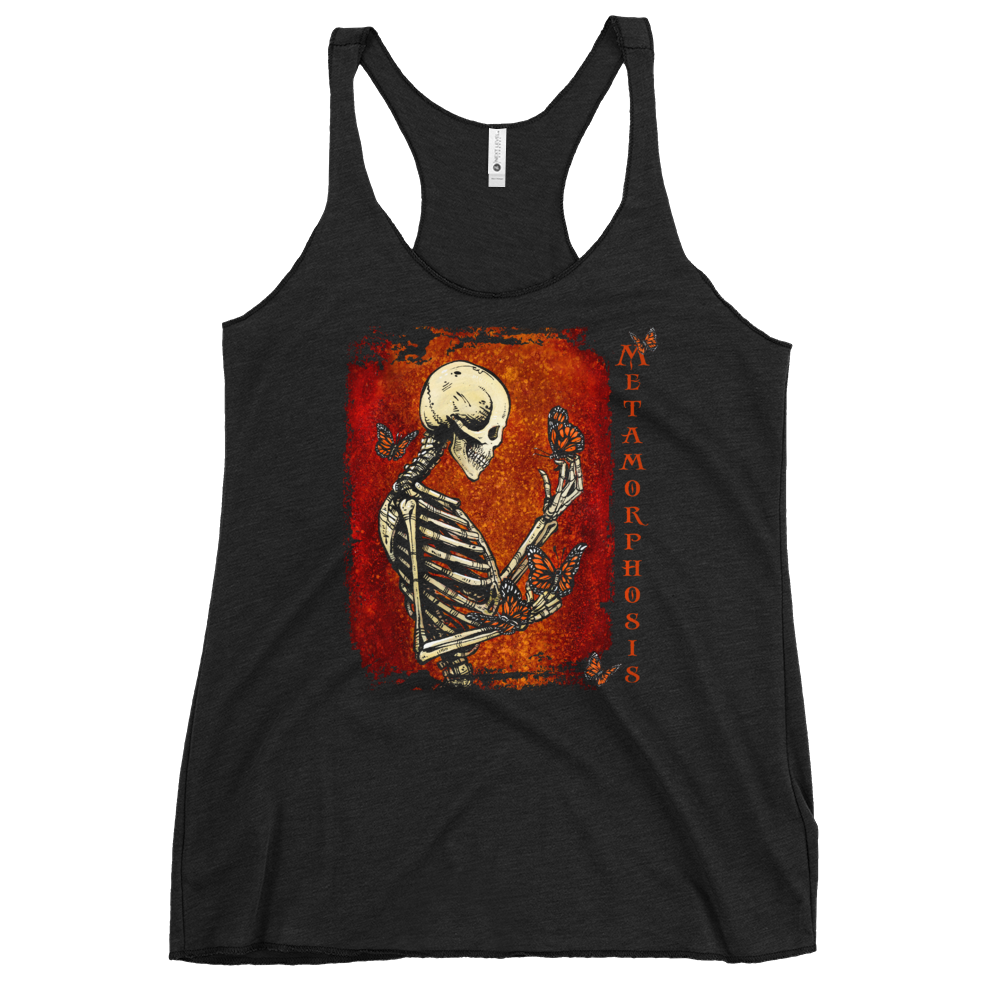Metamorphosis Shirt by Day of the Dead Artist David Lozeau, Day of the Dead Art, Dia de los Muertos Art, Dia de los Muertos Artist