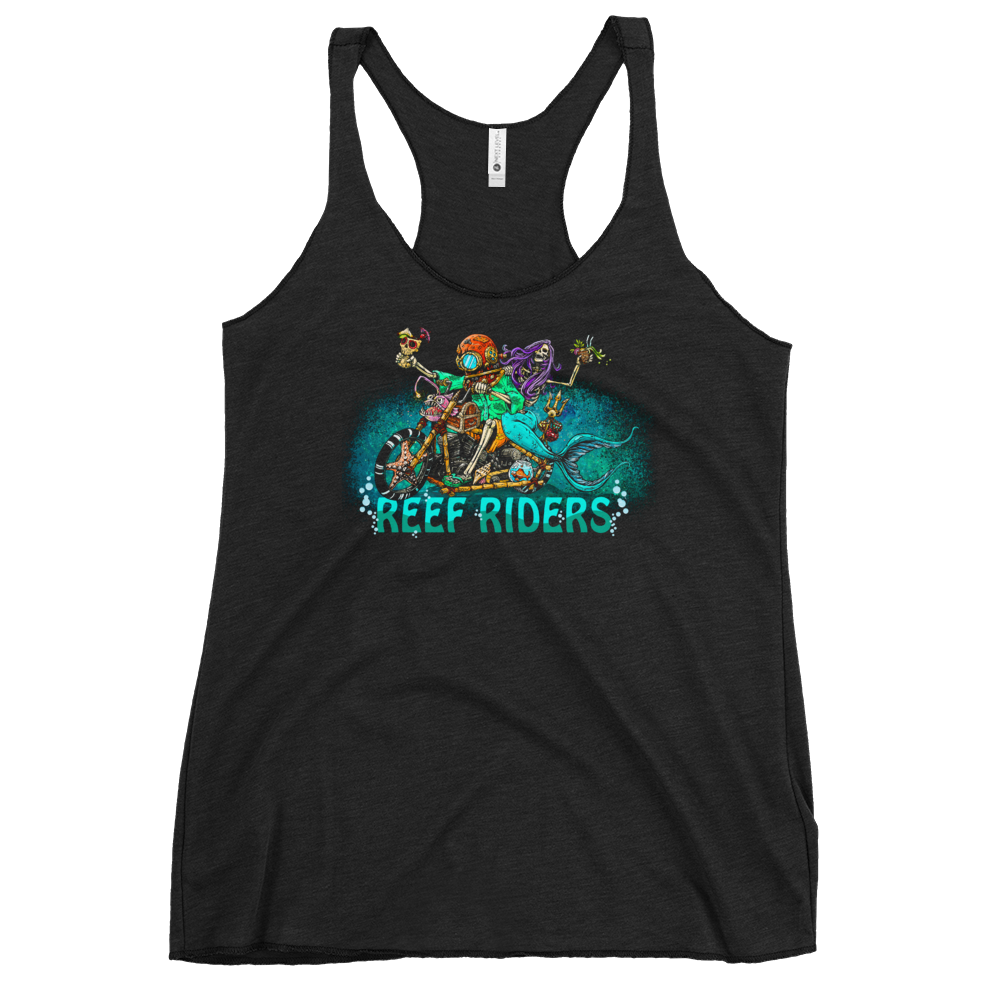 Reef Riders Shirt by Day of the Dead Artist David Lozeau, Day of the Dead Art, Dia de los Muertos Art, Dia de los Muertos Artist