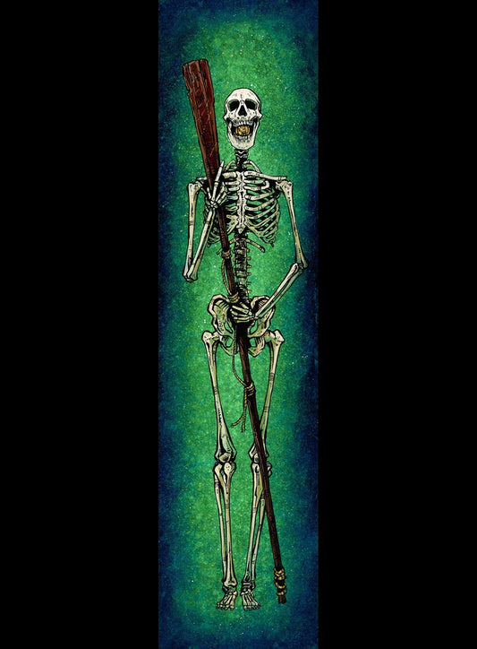 The Boatman on the River Styx by Day of the Dead Artist David Lozeau, Day of the Dead Art, Dia de los Muertos Art, Dia de los Muertos Artist