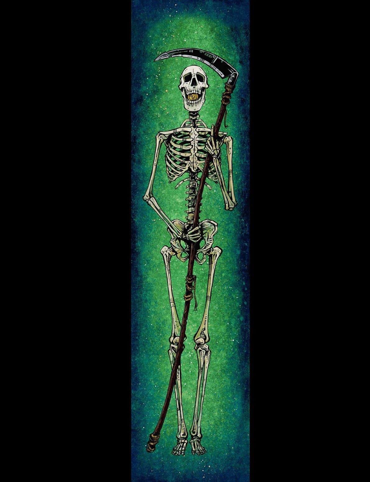 The Boatman on the River Styx by Day of the Dead Artist David Lozeau, Day of the Dead Art, Dia de los Muertos Art, Dia de los Muertos Artist