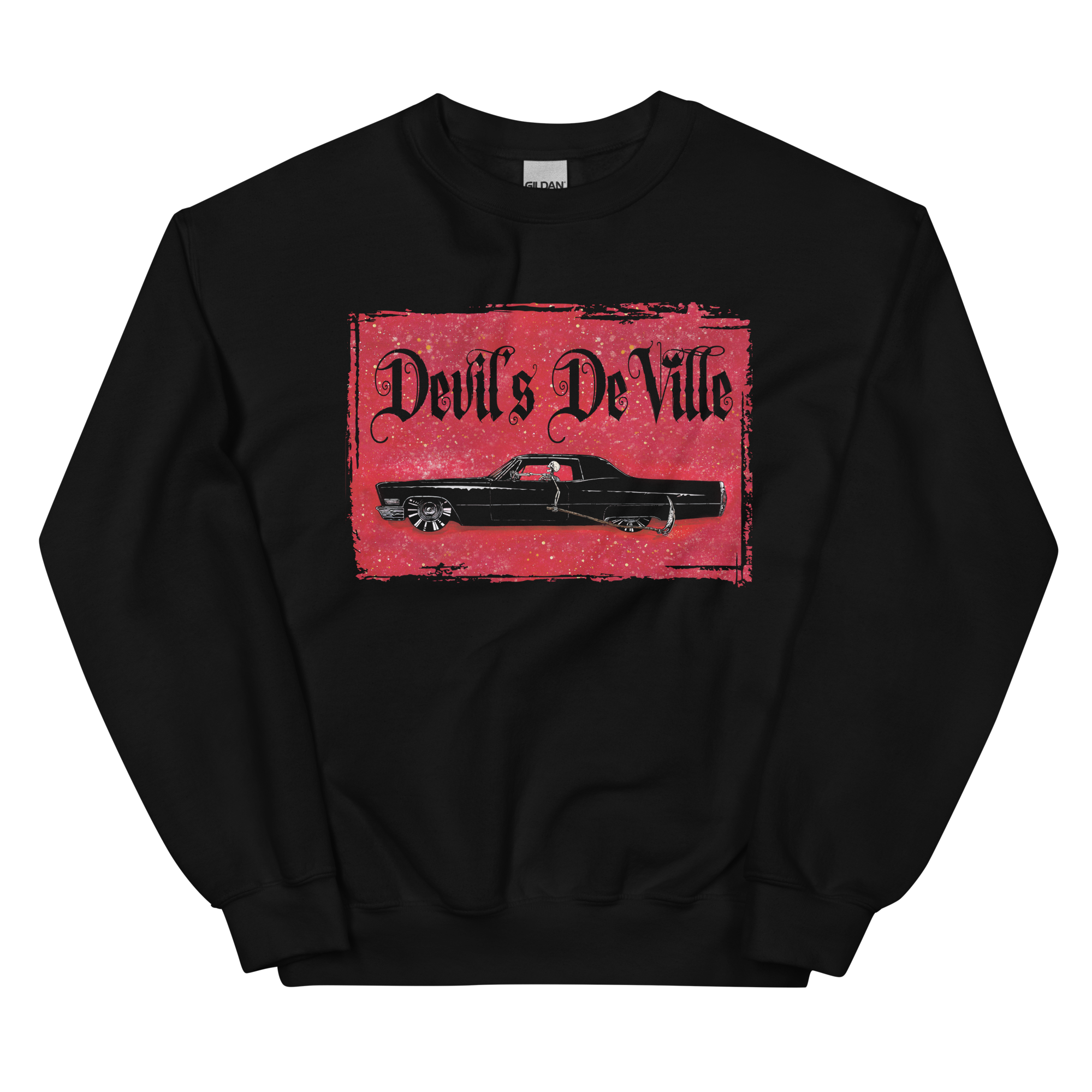 Devil's DeVille Shirt by Day of the Dead Artist David Lozeau, Day of the Dead Art, Dia de los Muertos Art, Dia de los Muertos Artist