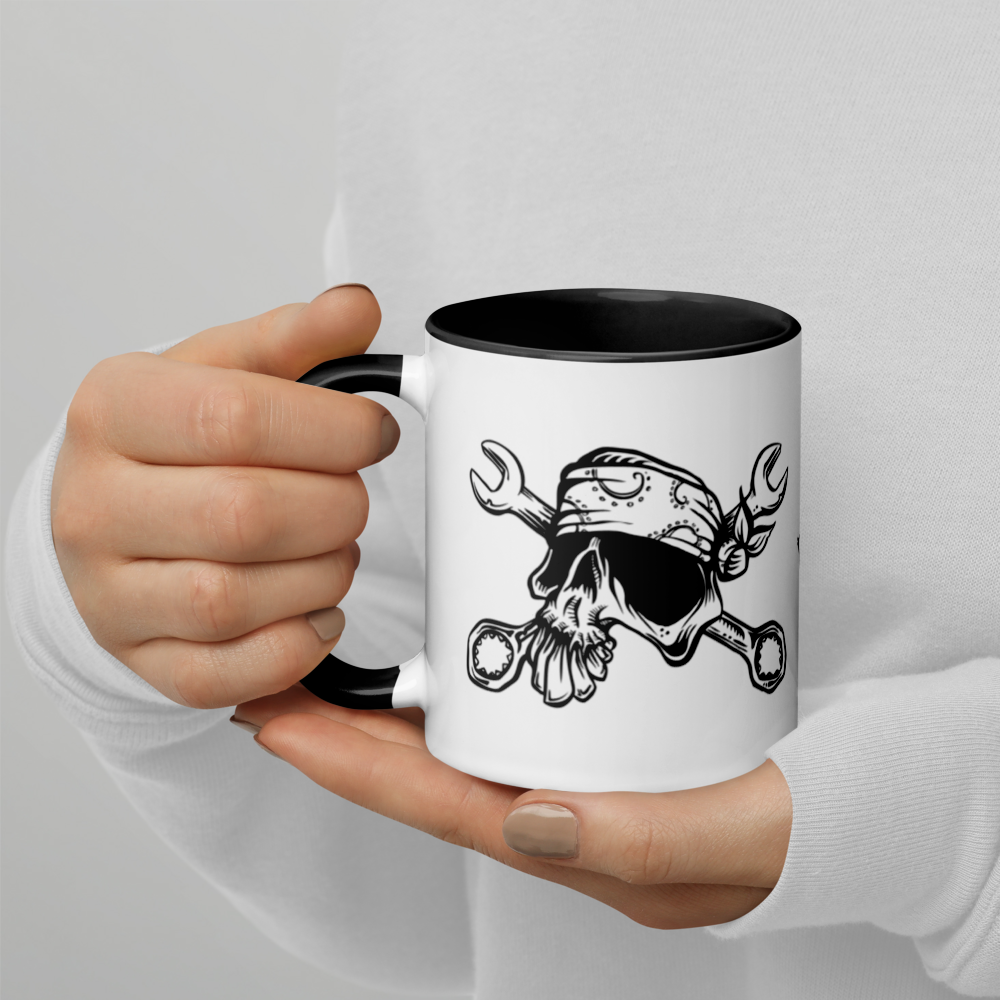 Skull Mug by Day of the Dead Artist David Lozeau, Day of the Dead Art, Dia de los Muertos Art, Dia de los Muertos Artist