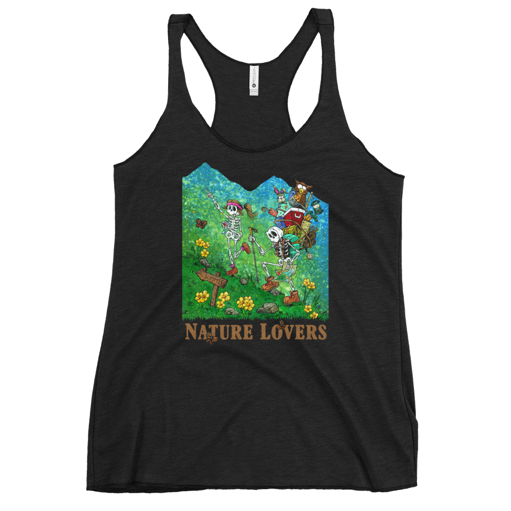 Nature Lovers Shirt by Day of the Dead Artist David Lozeau, Day of the Dead Art, Dia de los Muertos Art, Dia de los Muertos Artist