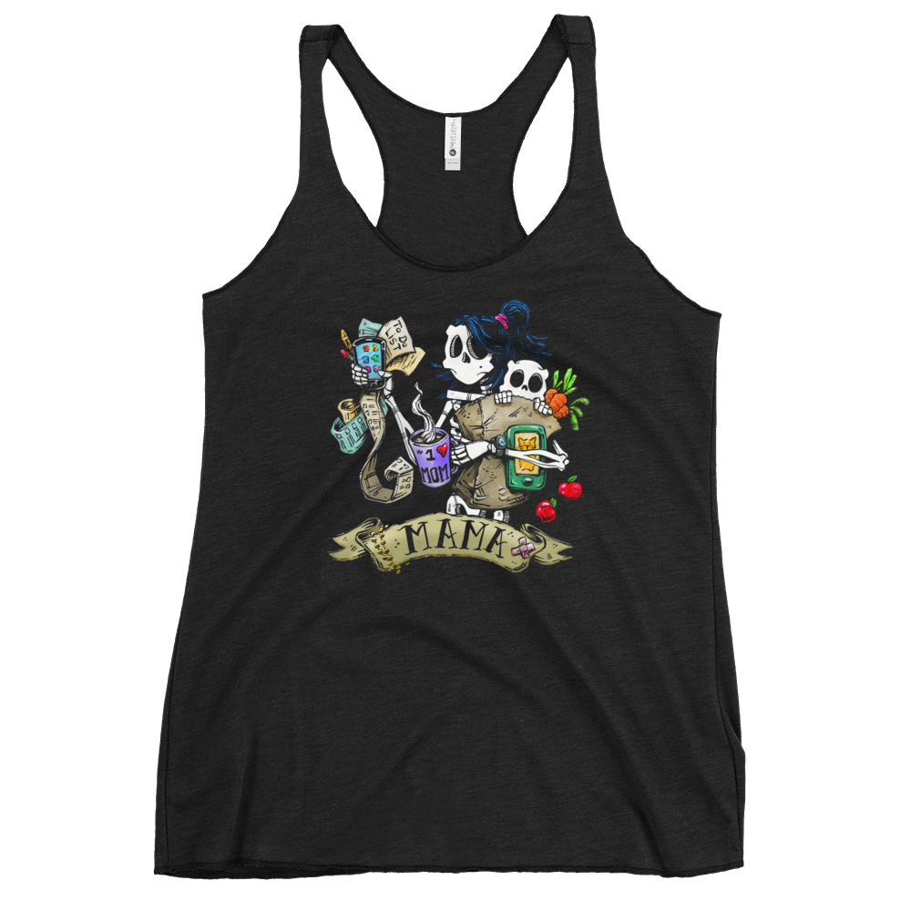 Mama Shirt by Day of the Dead Artist David Lozeau, Day of the Dead Art, Dia de los Muertos Art, Dia de los Muertos Artist