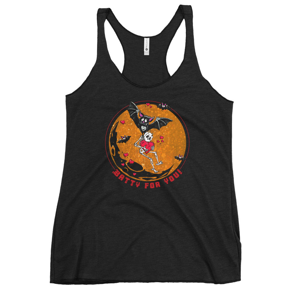 Batty for You Shirt by Day of the Dead Artist David Lozeau, Day of the Dead Art, Dia de los Muertos Art, Dia de los Muertos Artist