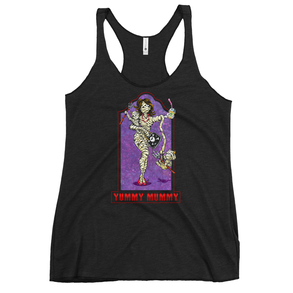 Yummy Mummy Shirt by Day of the Dead Artist David Lozeau, Day of the Dead Art, Dia de los Muertos Art, Dia de los Muertos Artist